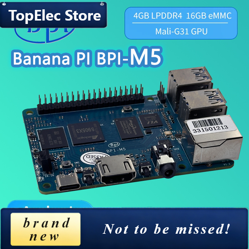 Banana Pi Bpi-M5 - TopElec Banana PI BPI-M5 4 Go