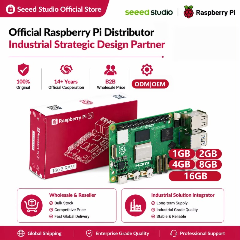 Produit en gros : Kit de carte - Raspberry Pi 5 8Gb Kit avis et prix